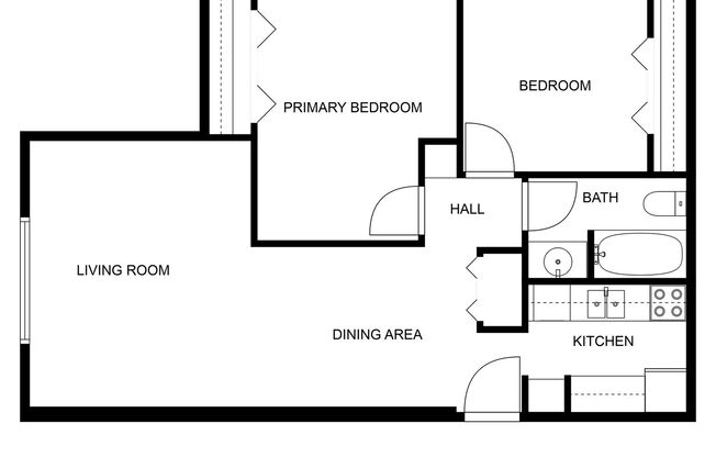 2 beds, 1 bath, 800 sqft, $925, Unit 108