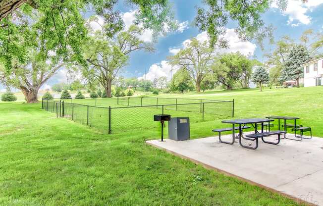 Dog park at Oakwood Trail Apartments in Omaha, NE