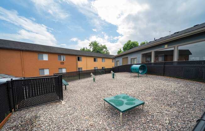 Park for dogs at Mountain Vista Apartments, Lakewood, CO