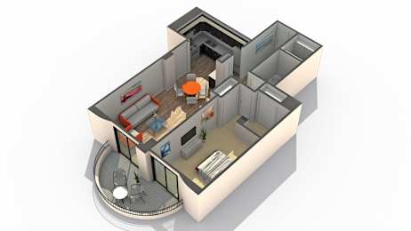 1 bed, 1 bath, 791 sqft, $1,955