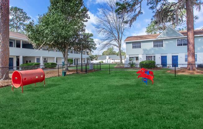 a large lawn in front of a house