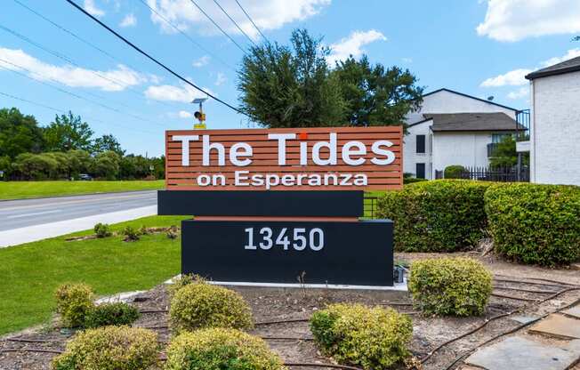 the tides on esperanza sign