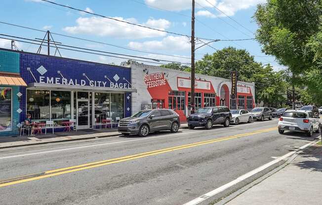 East Atlanta Village: Emerald City Bagels, Southern Feedstore, & Food Hall