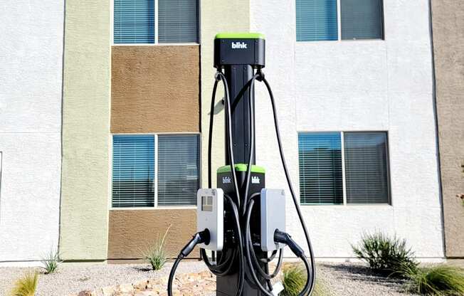 Blink Electric Vehicle Charging at Cabana Bridges Apartments in Tucson