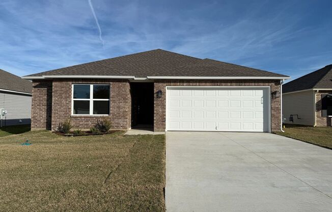 Start the new year off right in this newly constructed 4 bed, 2 bath home in the desirable area of Broken Arrow, OK.