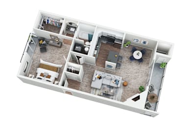 1 bed, 1 bath, 750 sqft, $1,311