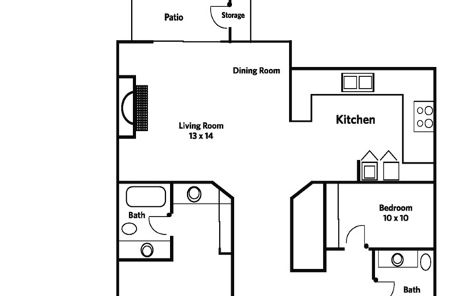 2 beds, 2.5 baths, 1,524 sqft, $2,495