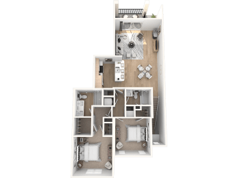 2 beds, 2 baths, 1,176 sqft, $2,473