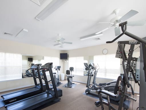 Onsite fitness center at The Summit at Owings Mills Apartments, Maryland, 21117