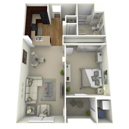 1 bed, 1 bath, 721 sqft, $2,153