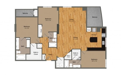 3 beds, 3 baths, 2,075 sqft, $3,955
