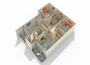 2 beds, 1.5 baths, 1,265 sqft, $1,810