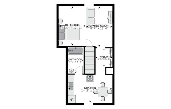 1 bed, 1 bath, 625 sqft, $995, Unit Unit C