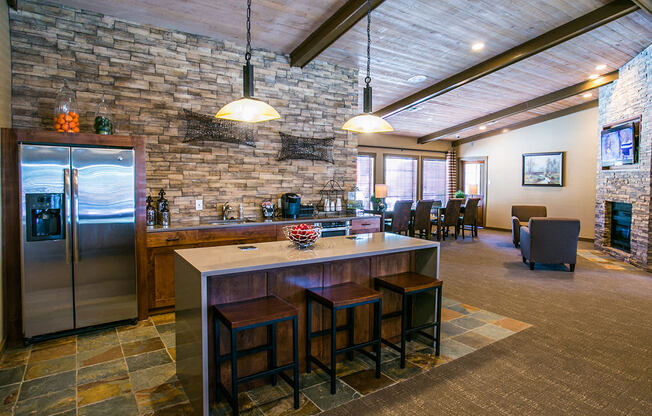 Clubhouse Kitchen at Apartments Westside Albuquerque