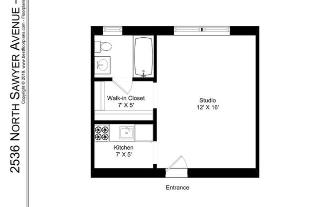 Studio, 1 bath, 328 sqft, $1,295, Unit 312