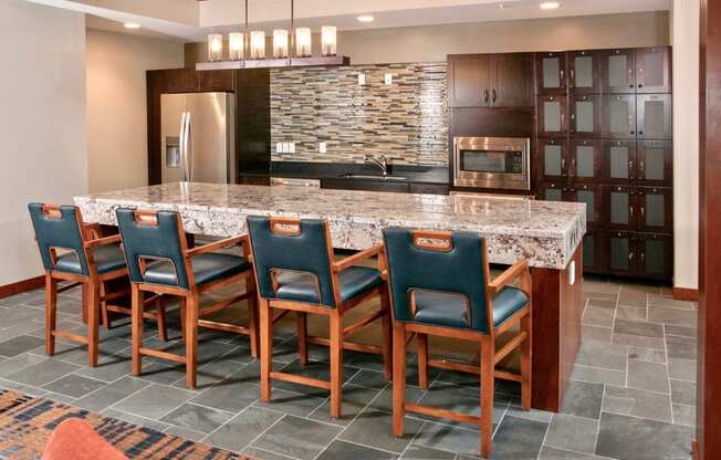 Community Kitchen at The Grainwood Senior Apartments, Prior Lake Minnesota