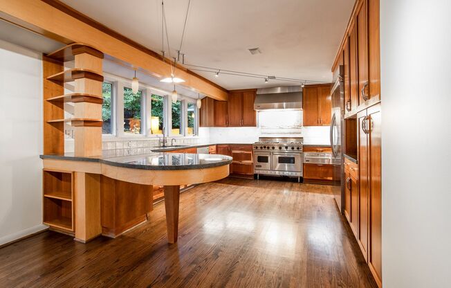 Portland Heights Home w/High-End Finishes! Double Range Viking Stove, Granite, Wood Floors, Sun Room!