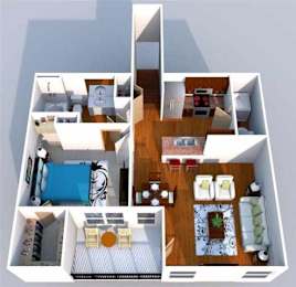 1 bed, 1 bath, 837 sqft, $1,415