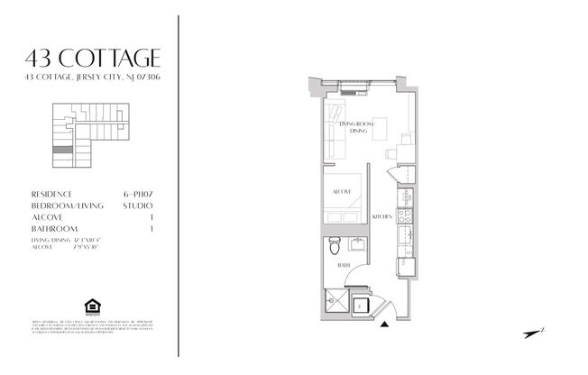 Studio, 1 bath, 396 sqft, $2,400, Unit 620