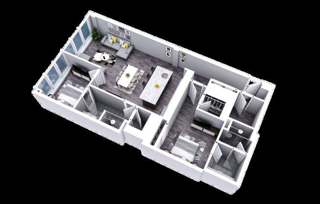 1 bed, 1 bath, 663 sqft, $1,590, Unit 707