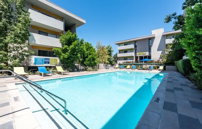 Pool at The Chadwick, Los Angeles, CA, 90004