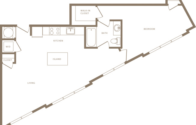 1 bed, 1 bath, 831 sqft, $2,130, Unit 1338