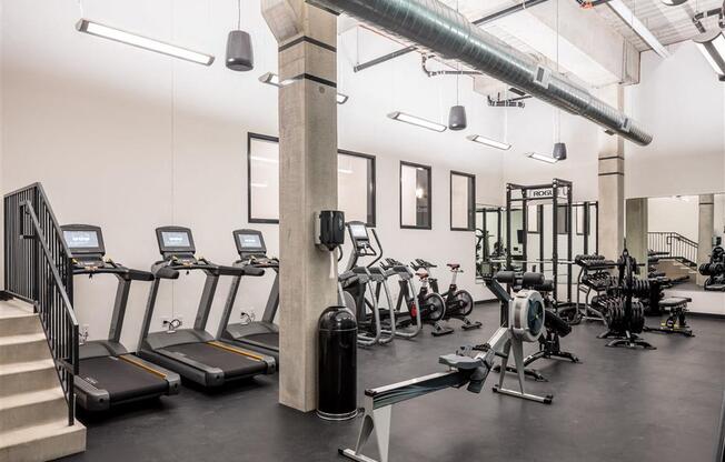 updated fitness center