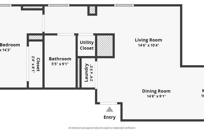 1 bed, 1 bath, $2,250, Unit # 42