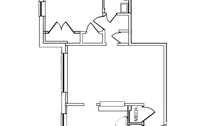 1 bed, 1 bath, 613 sqft, $1,530