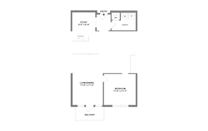 1 bed, 1 bath, 821 sqft, $1,876
