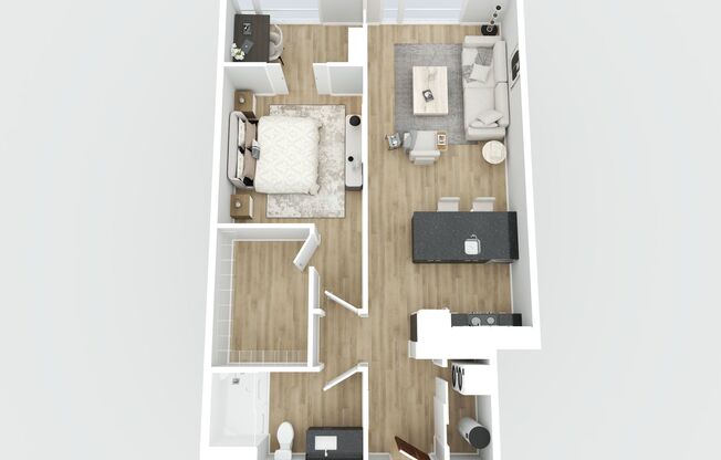 1 bed, 1 bath, 760 sqft, $1,850, Unit 311