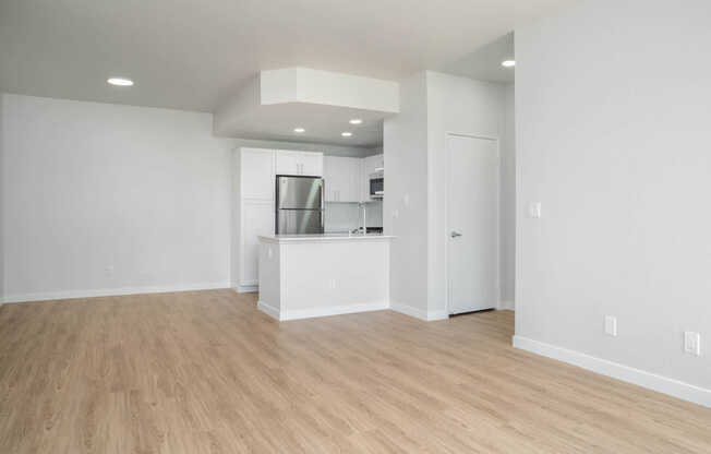 Living Room with Hard Surface Flooring