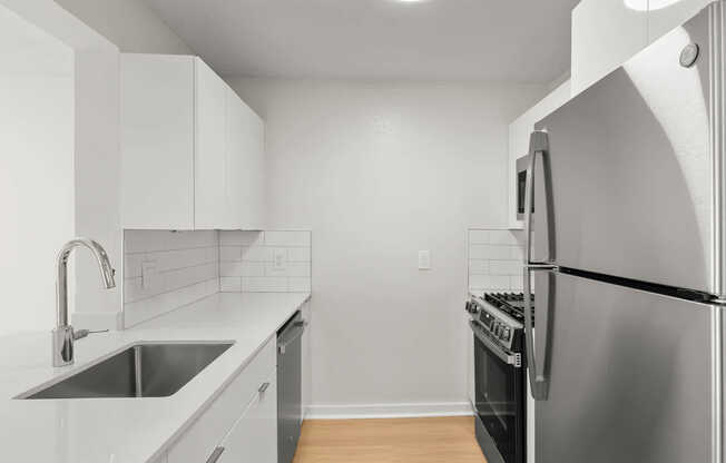 Kitchen with Stainless Steel Appliances