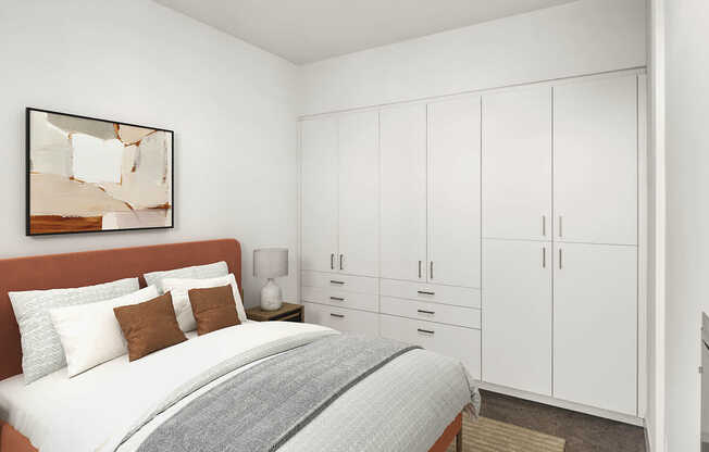 Bedroom with Hard Surface Flooring