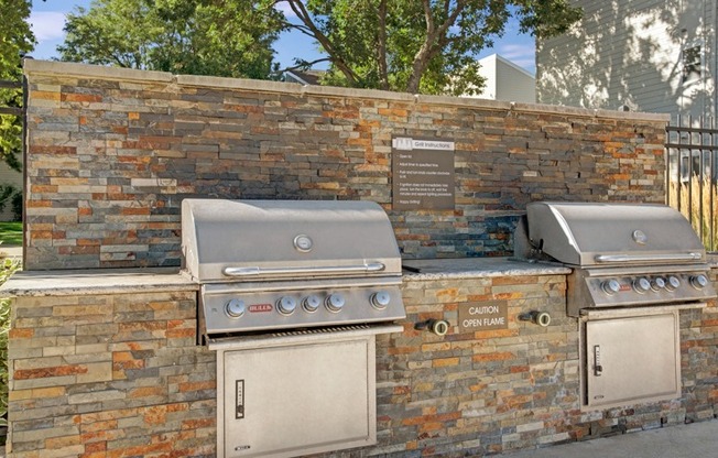 Community BBQ Grills | Apartments Near Aurora Co | The Grove at City Center