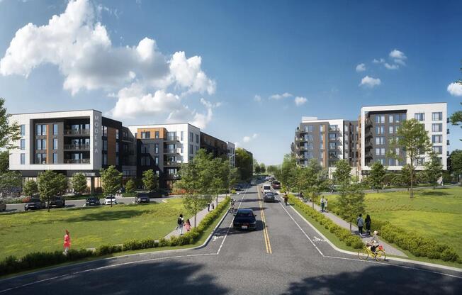 Modera Nations in Nashville, TN, offers studio, 1-, 2-, and 3-bedroom apartment homes for rent.