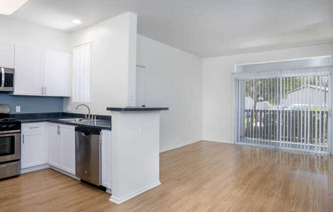 Living Room with Hard Surface Flooring