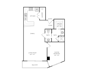 1 bed, 1 bath, 920 sqft, $2,005