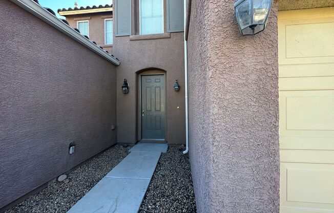 South west single family home with split garages