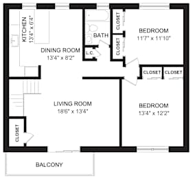 2 beds, 1 bath, 998 sqft, $2,695