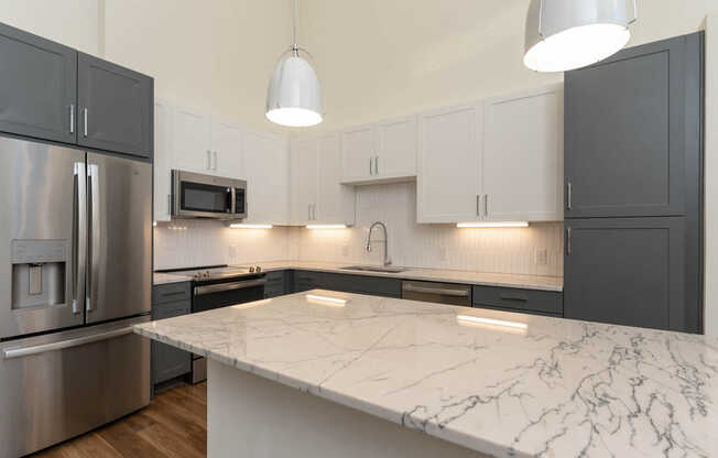 Kitchen with Stainless Steel Appliances