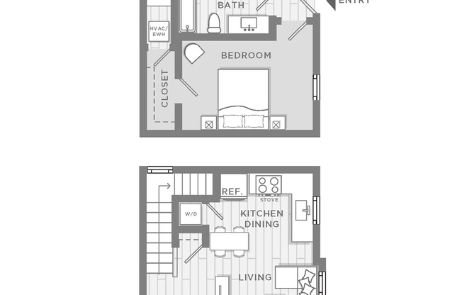 1 bed, 1 bath, 765 sqft, $1,300, Unit 3101