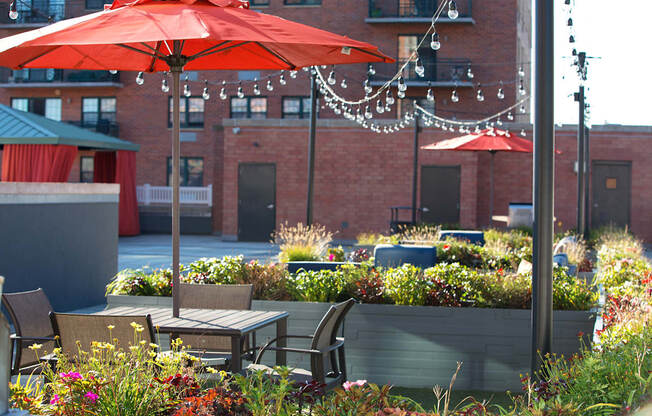 Outdoor Living at 10 West Apartments