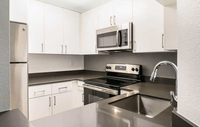 Kitchen with Stainless Steel Appliances
