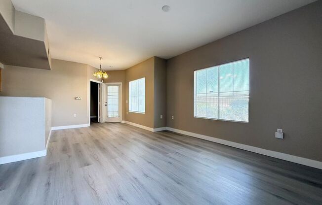 Gated condo boasts 2 bedrooms and 2 bathrooms