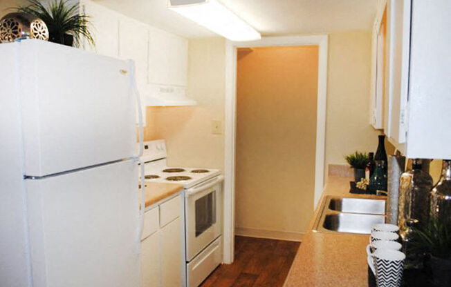 kitchen at apartment