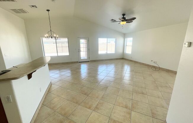 Single Level 4 Bedroom Home, Corner Lot! Clean and Ready For Immediate Move In!