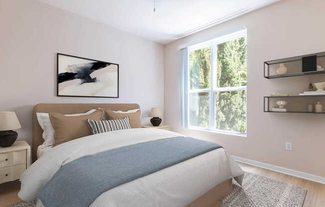 Bedroom with Hard Surface Flooring