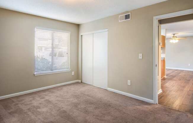 Model Bedroom 1 at Stanford Village in Norcross, GA