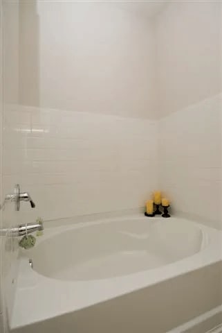 Bathroom Soaker Tub at Village on the Lake Apartments, North Carolina, 28390